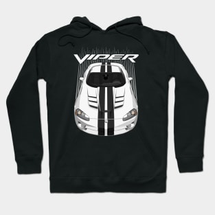 Viper SRT10-white and black Hoodie